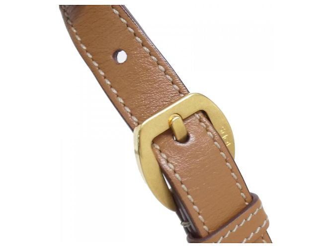 Tod's Schultertasche aus Leder Braun - Ansicht 8