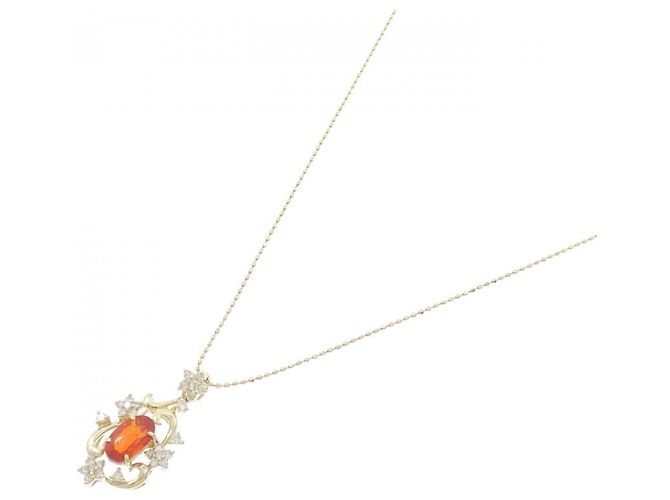 Autre Marque Collar de Opalo y Diamantes Au750 Dorado - vista 2