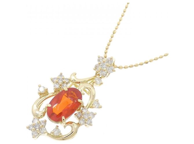 Autre Marque Collar de Opalo y Diamantes Au750 Dorado - vista 3