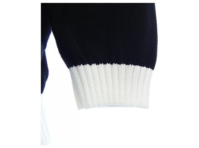 Prada Pullover aus Baumwolle mit Rundhalsausschnitt Schwarz - Ansicht 6