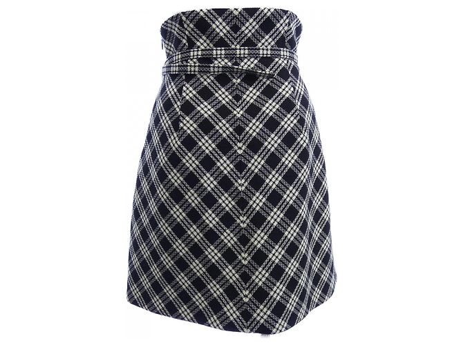 Autre Marque Gonna a quadri Christian Dior Nero - vista 2
