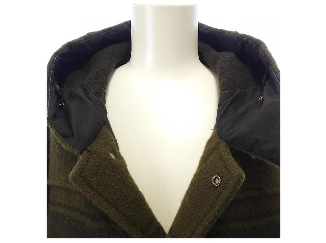 CP Company Abrigo Duffle de lana C.P. Company Negro Verde - vista 5
