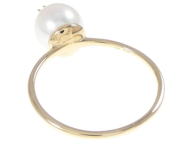 Autre Marque Anello ete Perla Akoya Au750 D'oro - vista 3