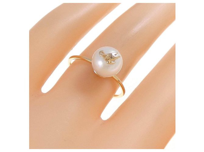Autre Marque Anello ete Perla Akoya Au750 D'oro - vista 5