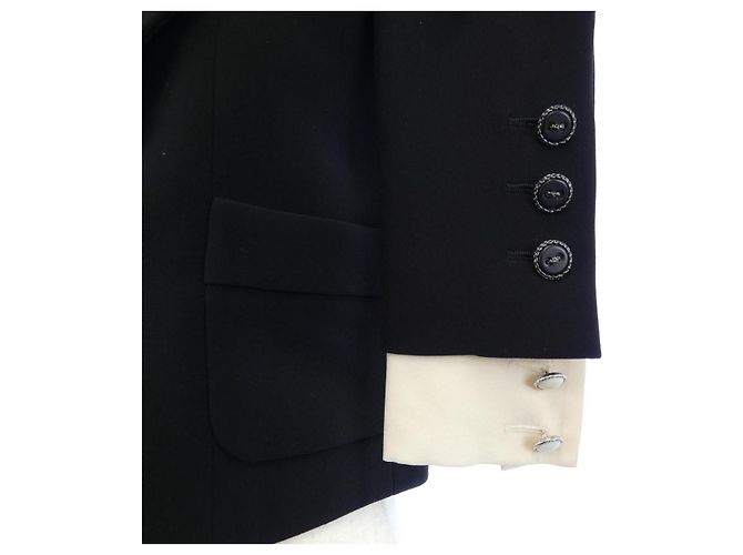 Chaqueta Chanel P51350V38360 100% Seda Negro - vista 7