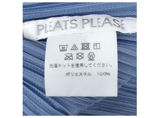 Autre Marque Vestido PLEATS PLEASE Azul - vista 3