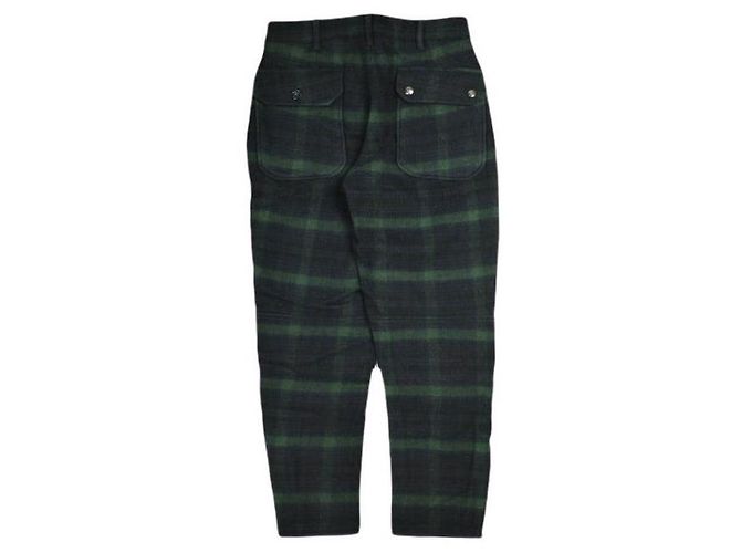 WOOLRICH × BEAMS PLUS BIG GAME HUNTING PANTS Pantaloni in lana Limited Verde - vista 2
