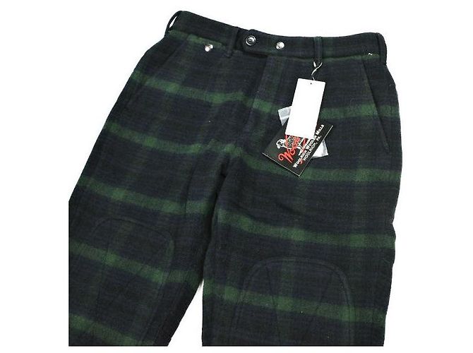 WOOLRICH × BEAMS PLUS BIG GAME HUNTING PANTS Pantaloni in lana Limited Verde - vista 4