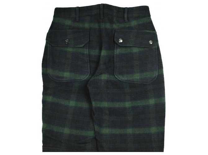 WOOLRICH × BEAMS PLUS BIG GAME HUNTING PANTS Pantaloni in lana Limited Verde - vista 6