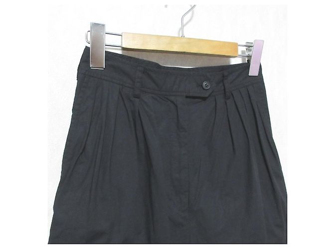 Autre Marque Ron Herman HANNAH Baumwollhose Schwarz - Ansicht 3