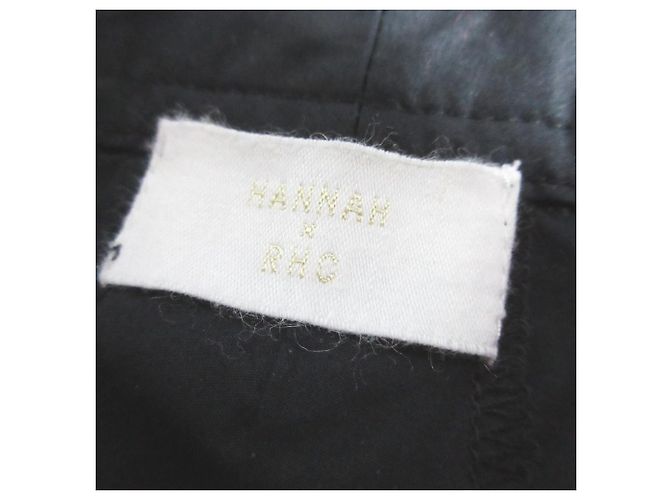 Autre Marque Ron Herman HANNAH Baumwollhose Schwarz - Ansicht 4