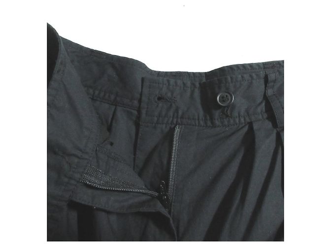 Autre Marque Ron Herman HANNAH Baumwollhose Schwarz - Ansicht 9