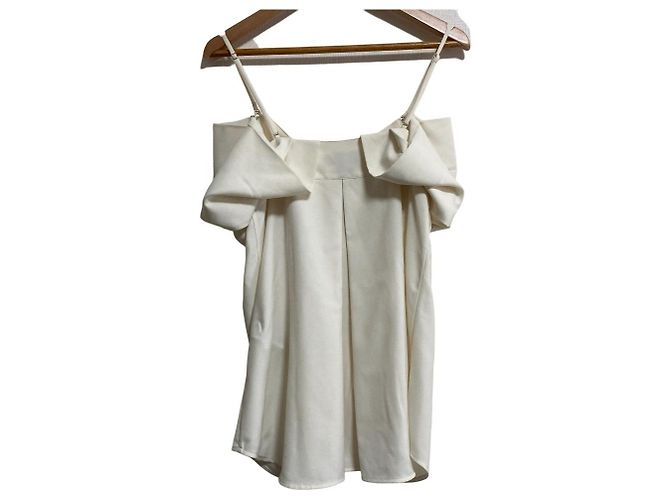 Theory Off Shoulder Blouse White - view 2