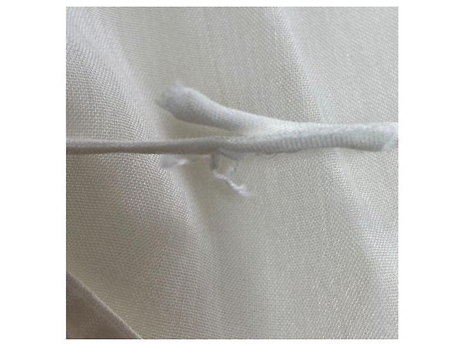 Autre Marque martinique Bluse mit gerafftem Ausschnitt Weiß - Ansicht 5