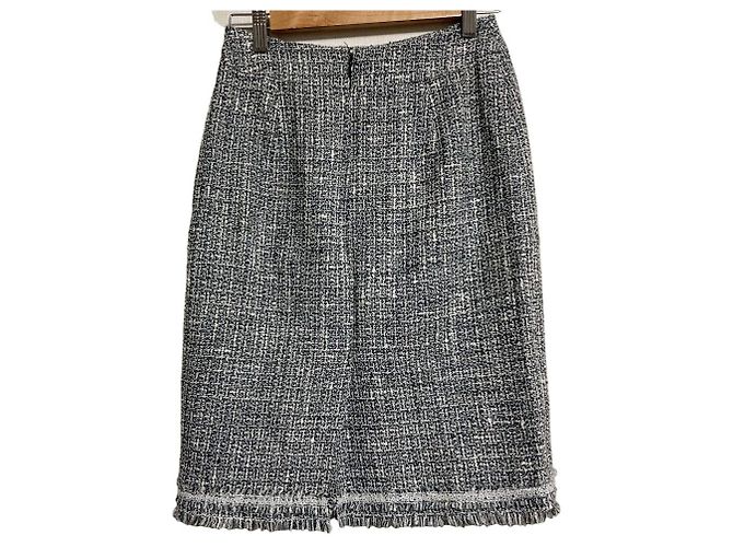LANVIN COLLECTION Tweed-Rock Braun - Ansicht 2