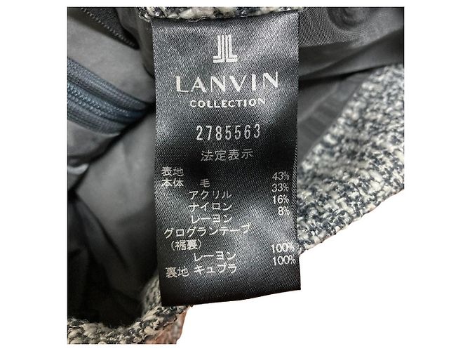 LANVIN COLLECTION Tweed-Rock Braun - Ansicht 5