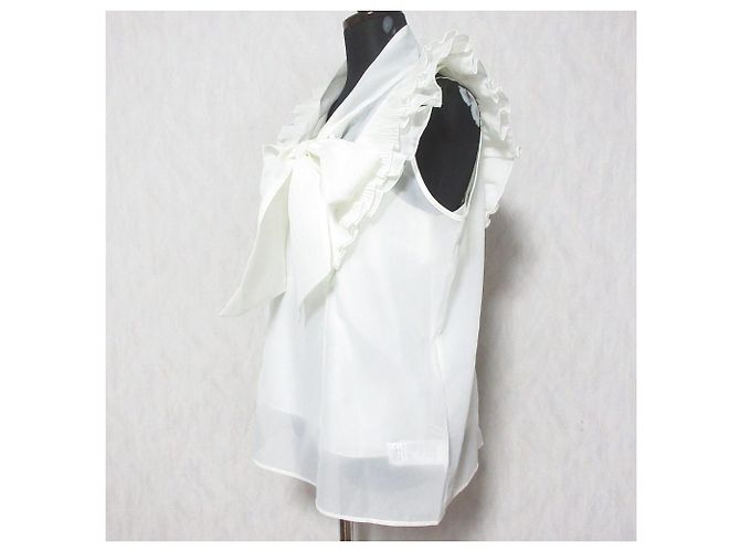 Autre Marque Blusa Pullover con Lazo Snidel Crudo - vista 3