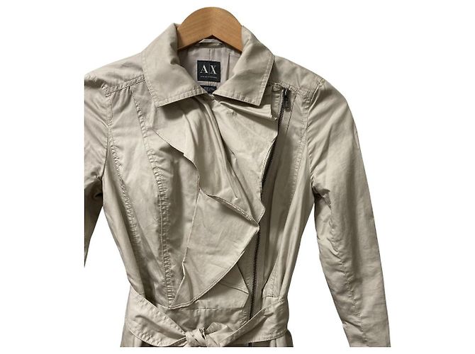 Armani Exchange Design Trenchcoat Beige - Ansicht 2
