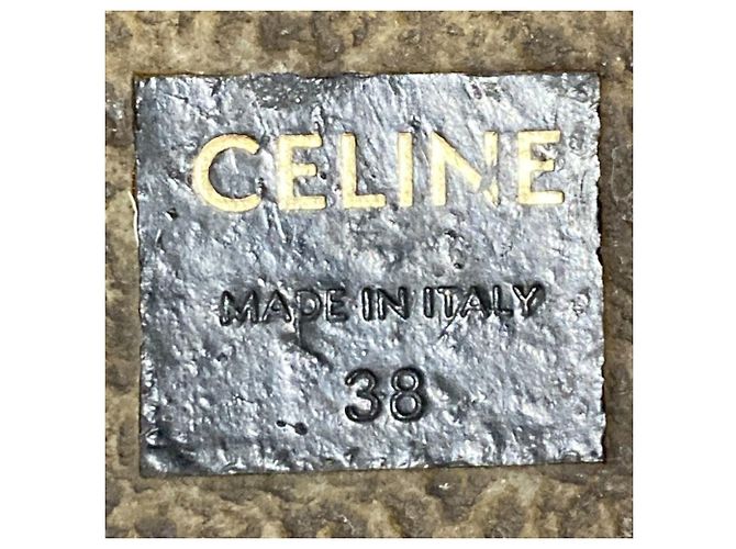 Céline Celine Suede Wedge Short Boots Brown - view 7