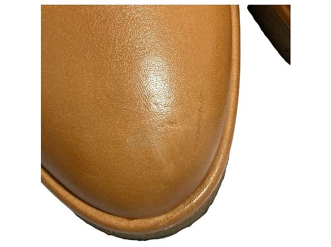Céline Celine Suede Wedge Short Boots Brown - view 9