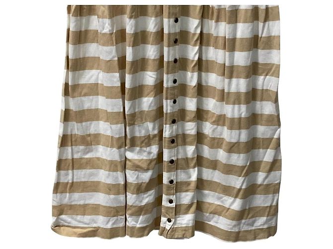 Autre Marque Vestido Border PINK HOUSE Beige - vista 3