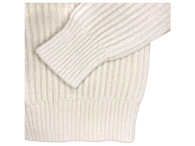 Autre Marque Camisola de lã de peixe e ovelha NEUTRALWORKS Branco - vista 3