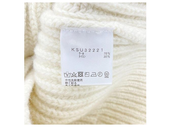 Autre Marque Camisola de lã de peixe e ovelha NEUTRALWORKS Branco - vista 5