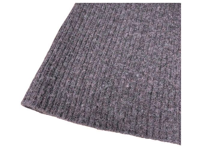 Autre Marque FABIANA FILIPPI Rollkragenpullover aus Wolle Braun Anthrazitgrau - Ansicht 4