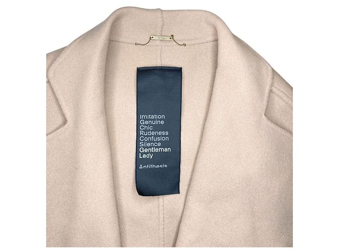 Autre Marque Abrigo de lana Chaos GL Arsuperior Beige - vista 3