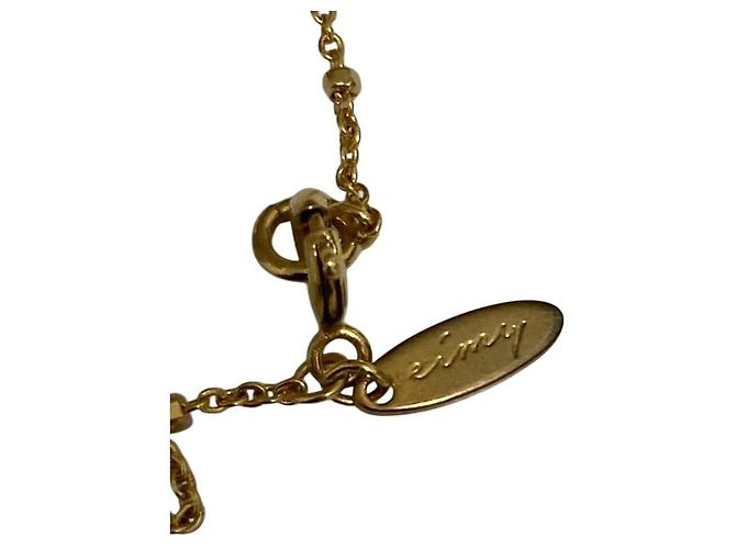 Autre Marque eimy istoire Kunstperlenkette Golden - Ansicht 4