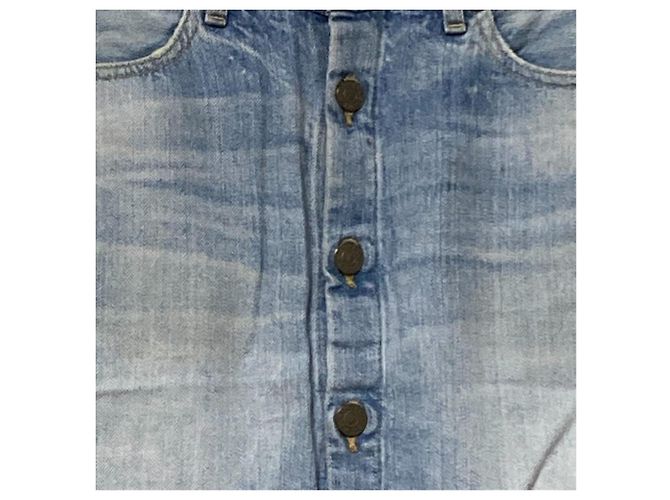 Autre Marque Gonna in denim R.H Vintage Blu Blu chiaro - vista 2
