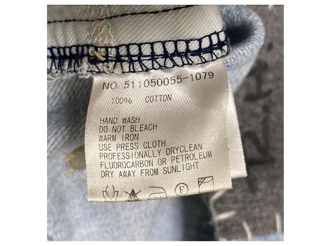 Autre Marque Gonna in denim R.H Vintage Blu Blu chiaro - vista 5