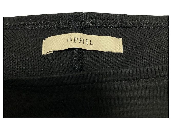 Autre Marque LE PHIL Striped Cotton Top Black - view 5