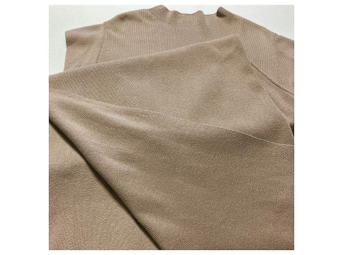 Autre Marque Robe longue en maille Snidel Beige - vue 5