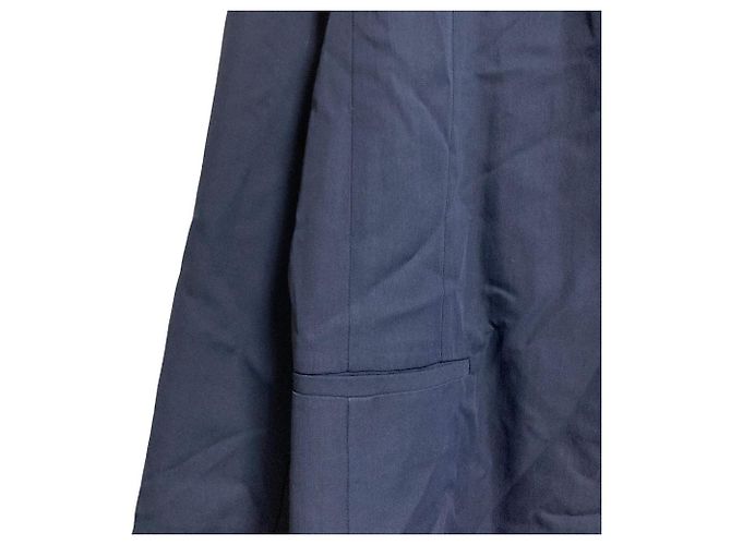 Autre Marque Tiara Collarless Jacket Blue - view 3