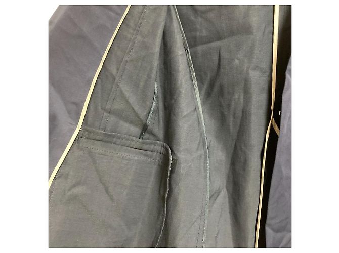 Autre Marque Tiara Collarless Jacket Blue - view 4