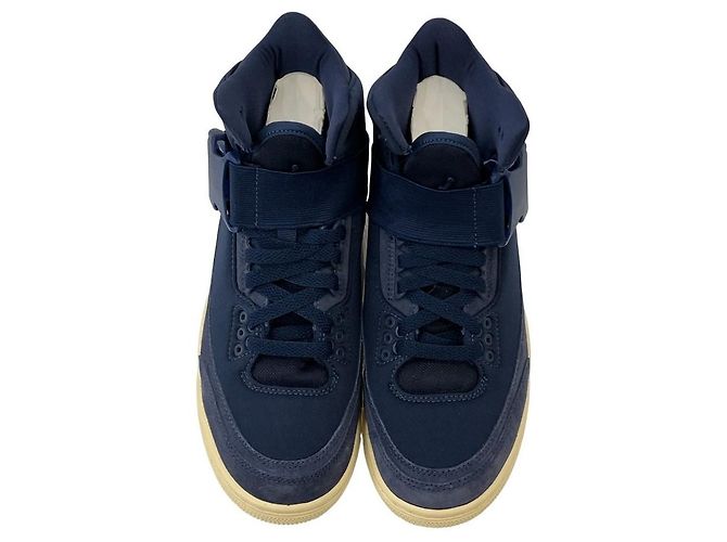 Autre Marque Baskets Nike Air Jordan 3 Retro Explorer Bleu Bleu Marine - vue 5