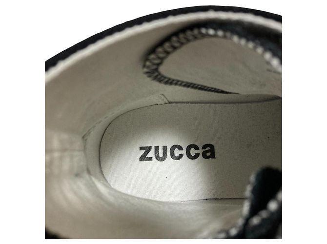 Autre Marque Sapatilhas de lona com Velcro ZUCCa Preto - vista 5
