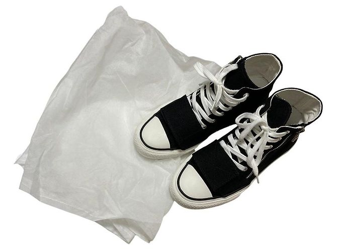 Autre Marque Sapatilhas de lona com Velcro ZUCCa Preto - vista 7