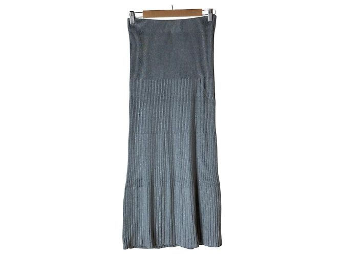 Autre Marque Noble Rippstrick-Rock Grau Braun - Ansicht 2