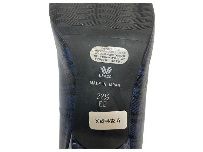 Autre Marque Wacoal Success Walk Stoff-Pumps Blau - Ansicht 7