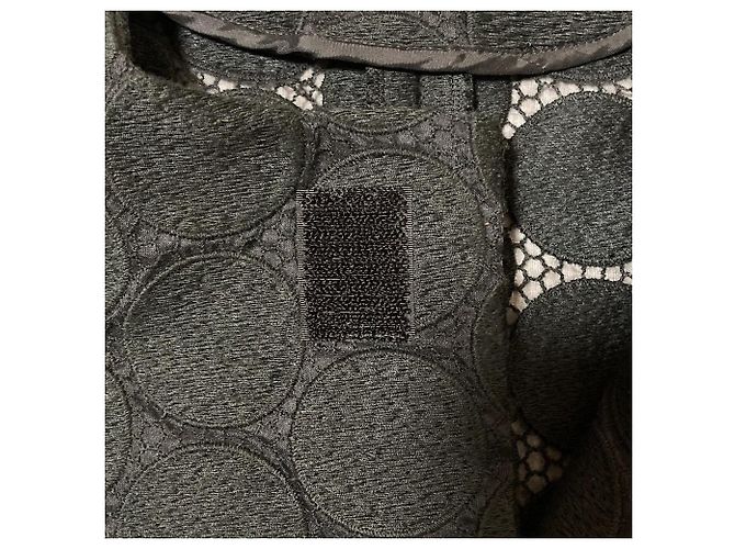 Giacca in pizzo con ricami a pois COMME des GARCONS Nero - vista 4