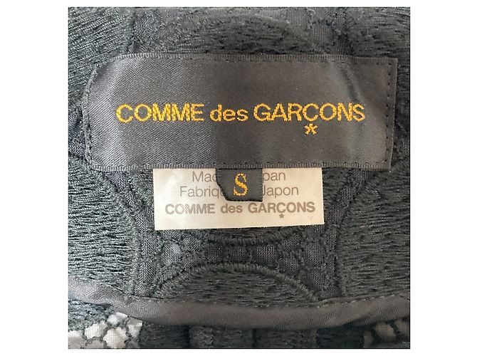 Giacca in pizzo con ricami a pois COMME des GARCONS Nero - vista 5