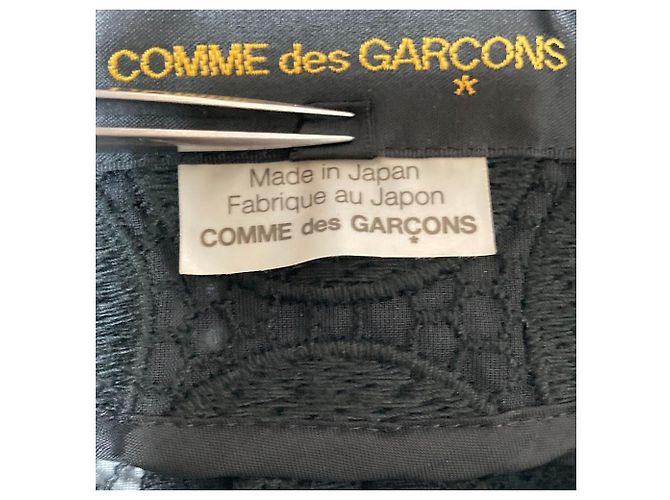 Giacca in pizzo con ricami a pois COMME des GARCONS Nero - vista 6