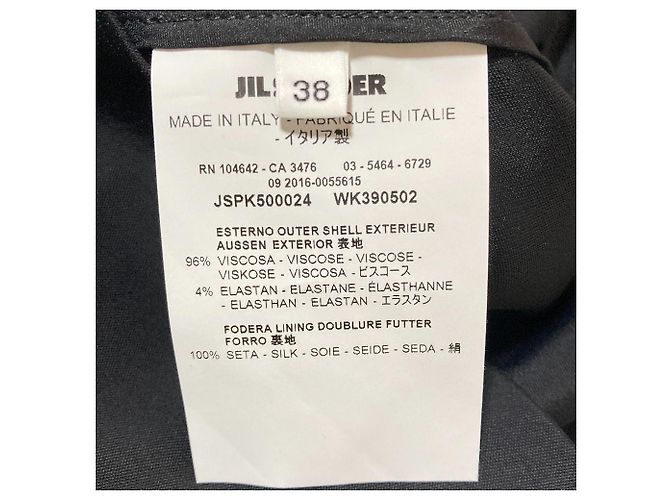 Abito Stretch Jil Sander Nero - vista 5