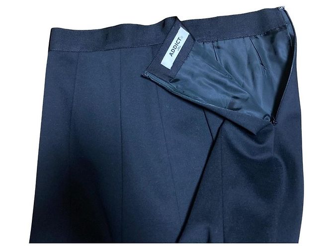 Autre Marque Saia Longa Flare ADDICT ELE STOLYOF Preto - vista 3