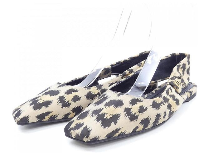 Autre Marque Christian Dior Lederpumps Braun Schwarz Beige - Ansicht 3