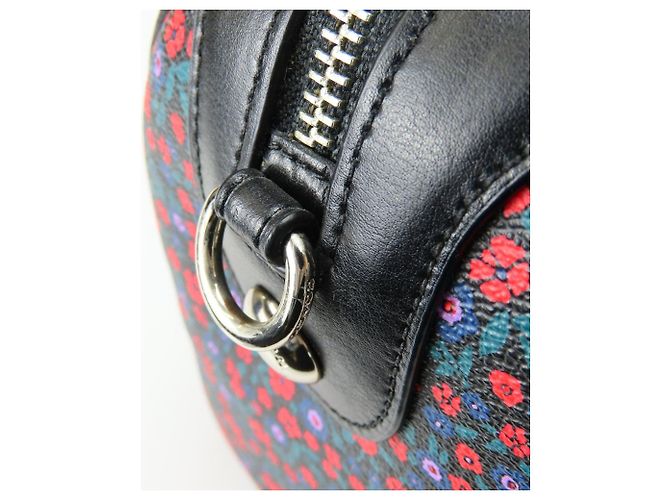Borsa 2way Coach Mini Boston in PVC e pelle Nero Multicolore - vista 13