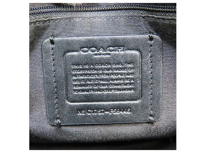 Borsa 2way Coach Mini Boston in PVC e pelle Nero Multicolore - vista 18