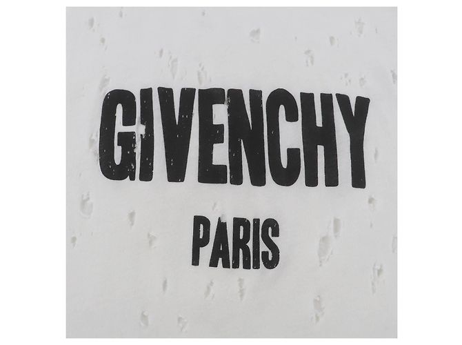 T-shirt en coton Destroy Processing GIVENCHY Blanc - vue 4